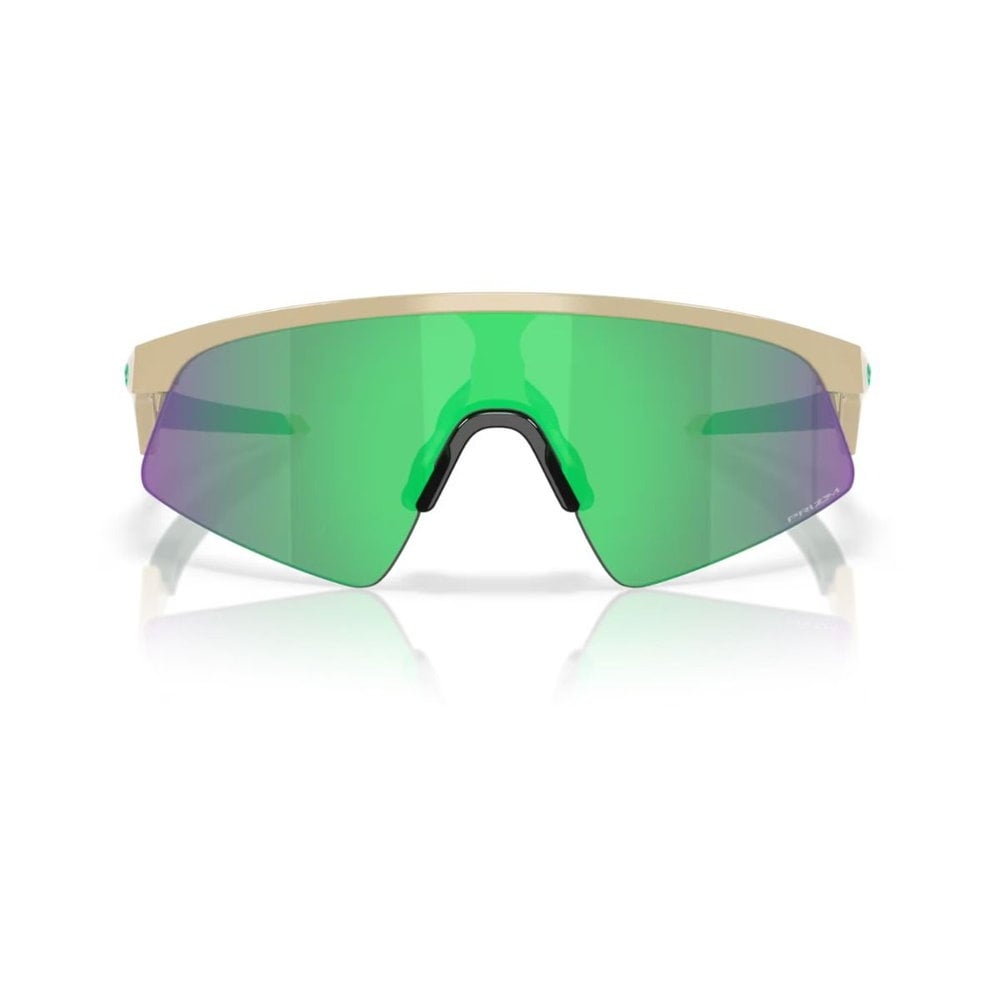 OOJ9015-0728.jpg Sunglasses Oakley Resistor Sweep Youth Fit Prizm Jade Lenses, Desert Tan Frame - Image 1